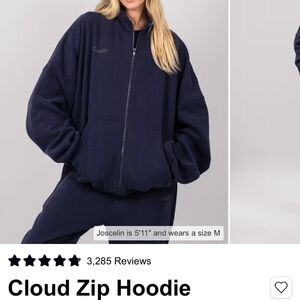 Cloud Zip Bundle: Hoodie & Sweats - Navy